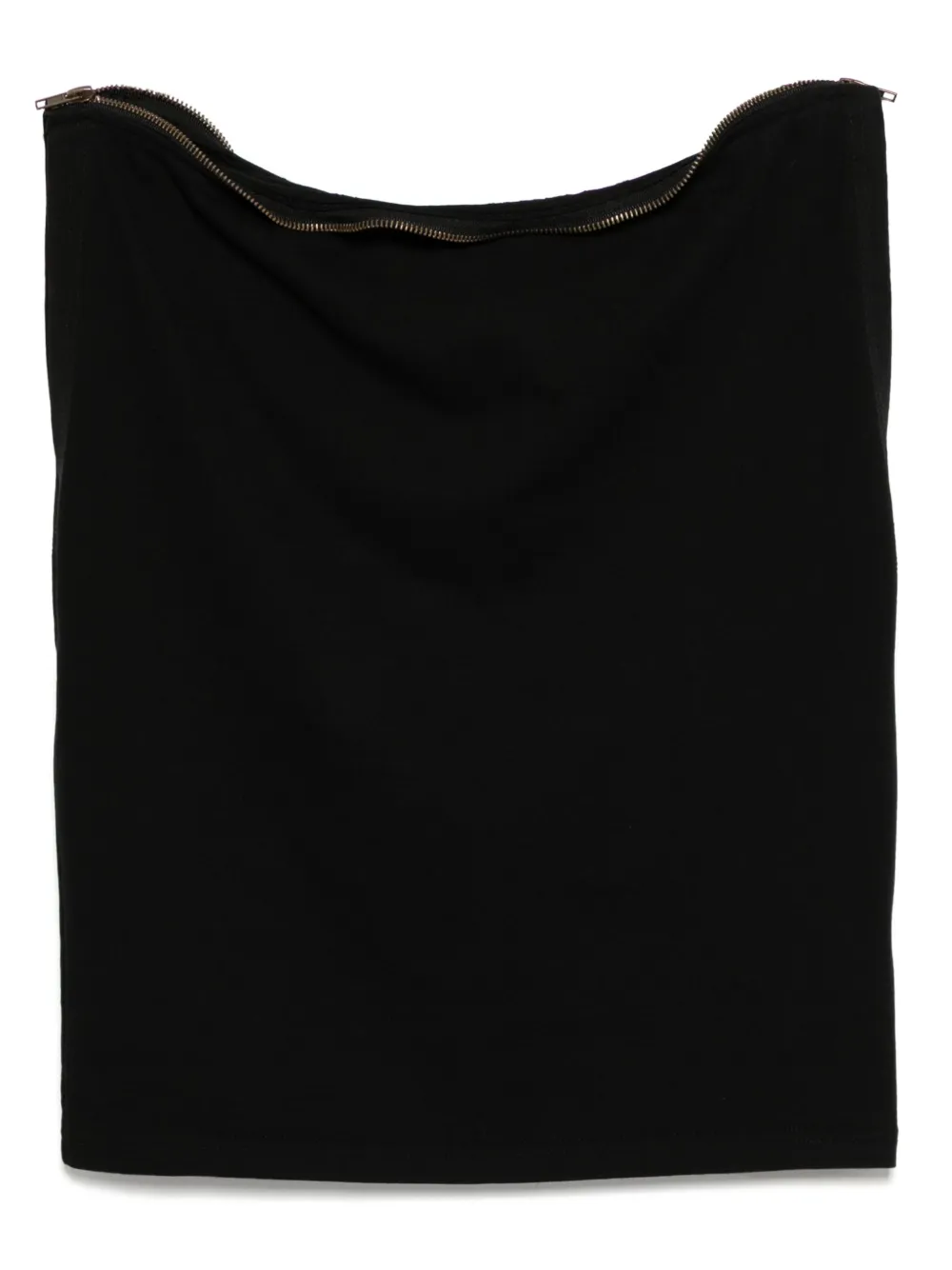 P.L.N. camiseta con detalle de cierre | negro | Image 1