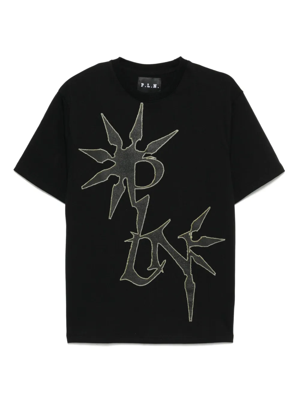 P.L.N. playera con logo estampado | negro | Image 1