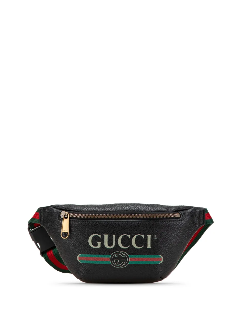 Gucci Pre-Owned شنطة وسط بشعار الماركة جلد 2000-2015 | أسود | Image 1