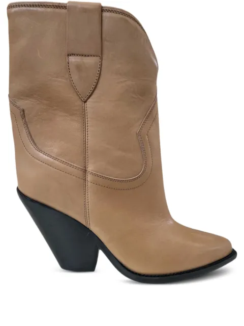 ISABEL MARANT 90mm leather boots
