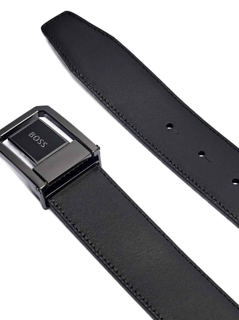 BOSS reversible belt - Zwart
