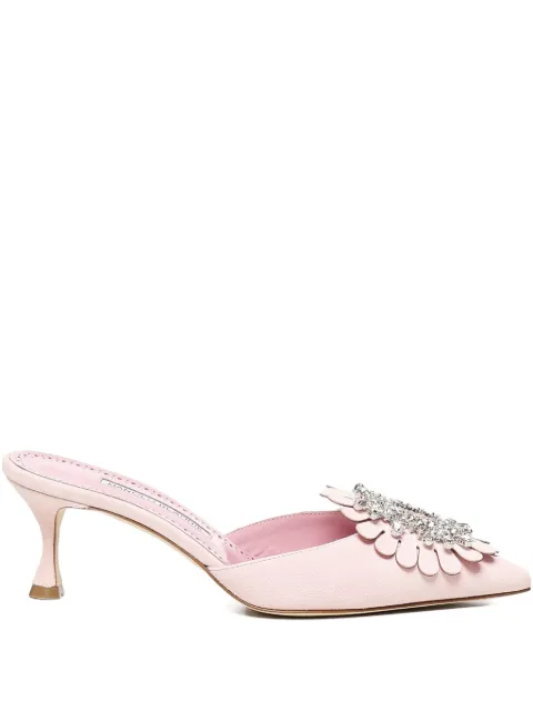 Manolo Blahnik mules Shogmu con tacón de 50mm