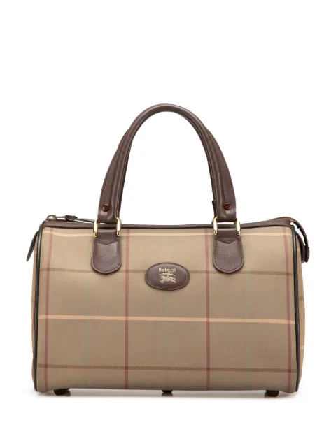 Burberry Pre-Owned 20th Century Vintage Check Canvas boston bag