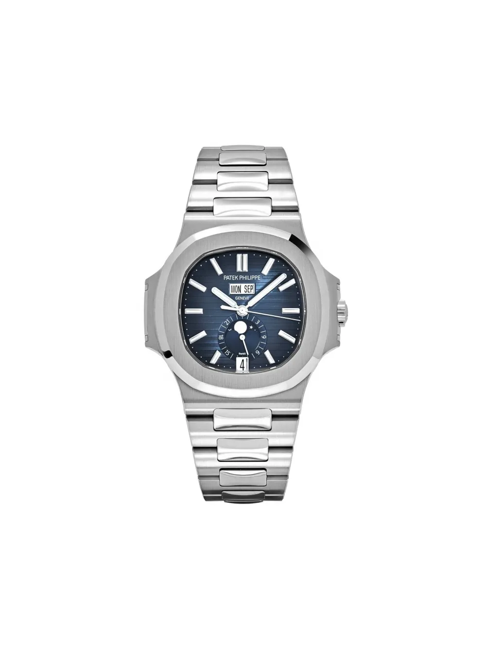 Patek Philippe Pre-Owned 2022 unworn Nautilus 40mm | Blue | Image 1