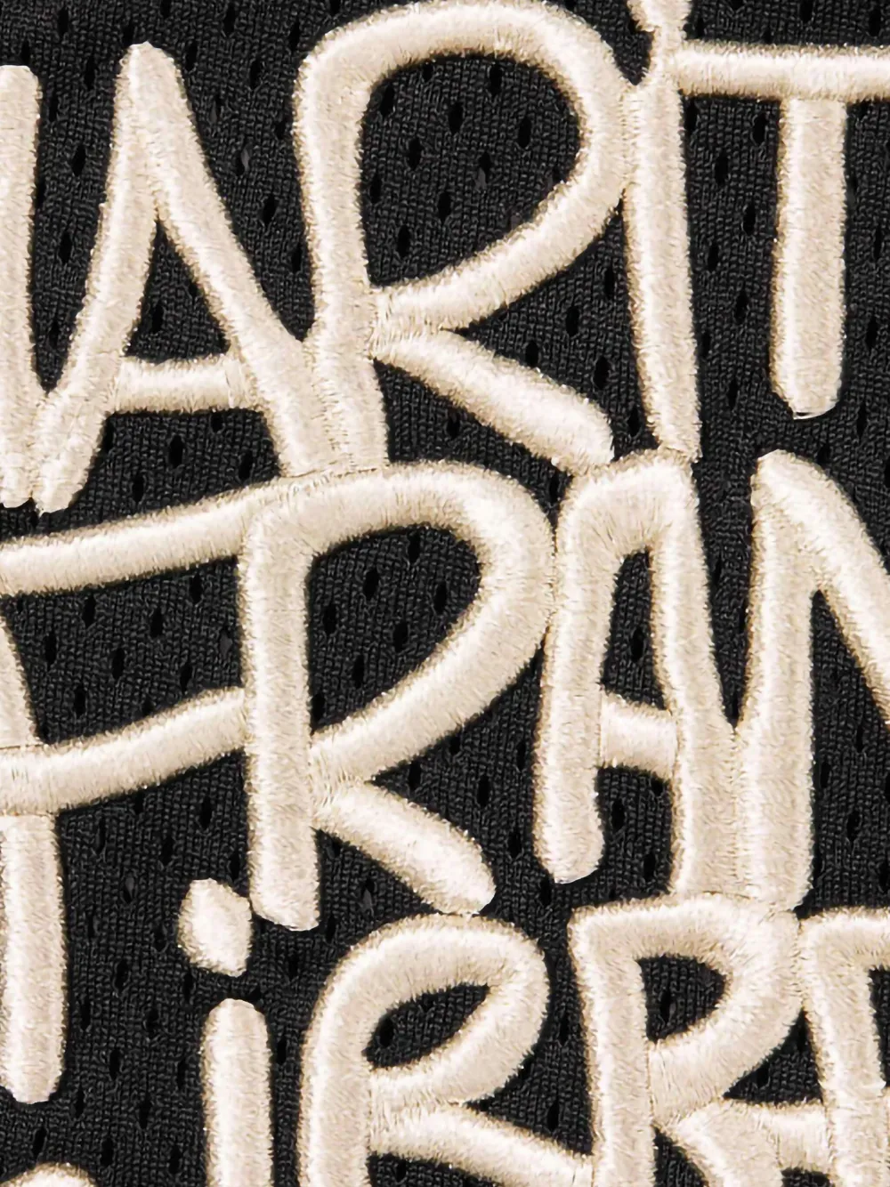 Supreme x Marithé + François Girbaud jersey met geborduurd logo - Zwart