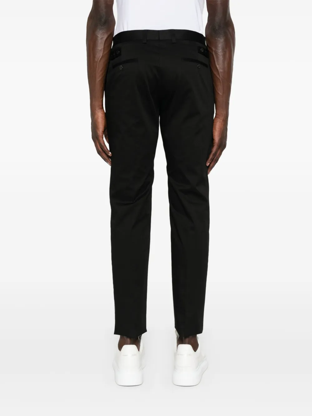 Dolce & Gabbana Broek met geborduurd logo Zwart