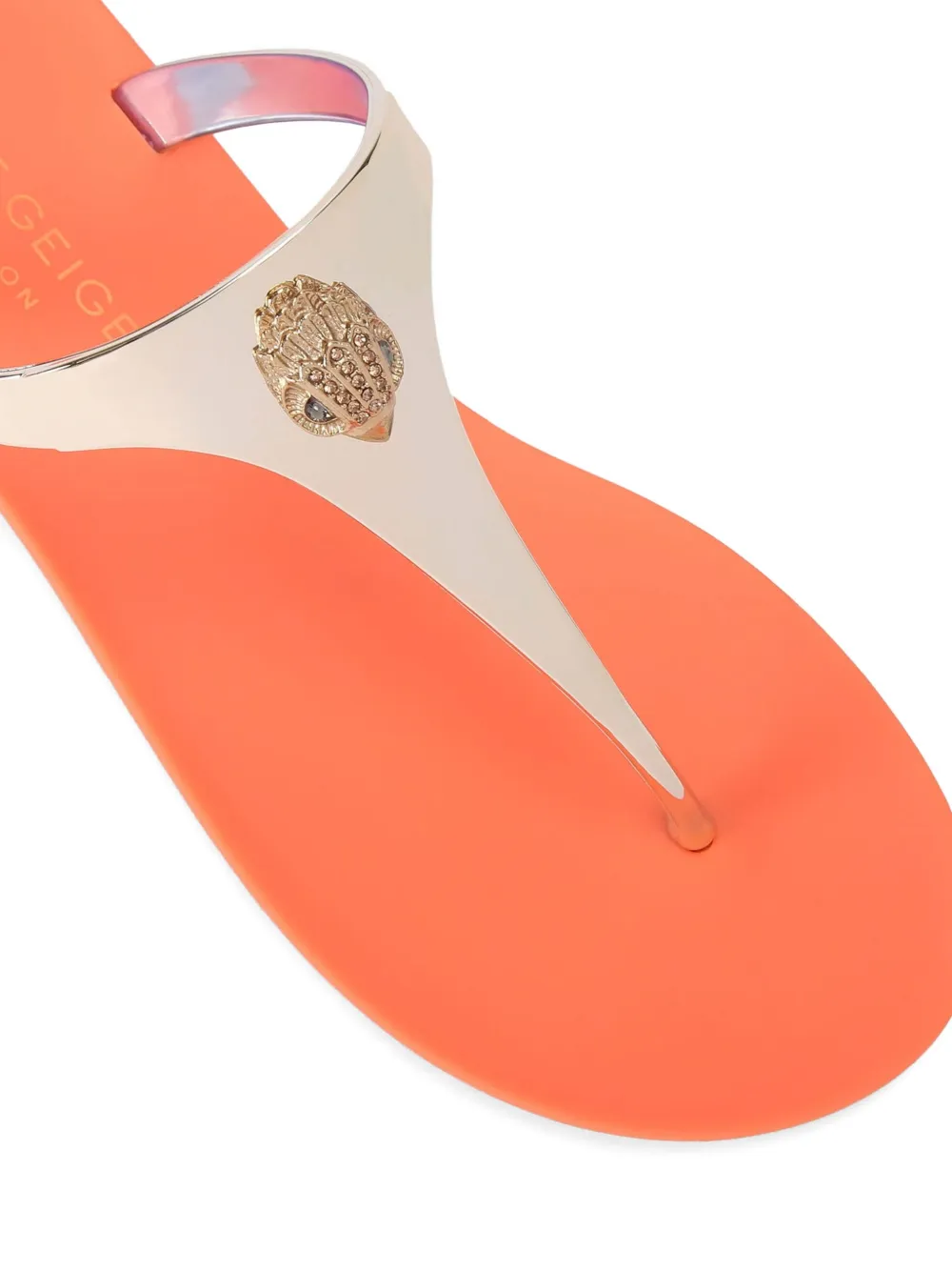 Kurt Geiger London Maddison metallic sandalen Oranje