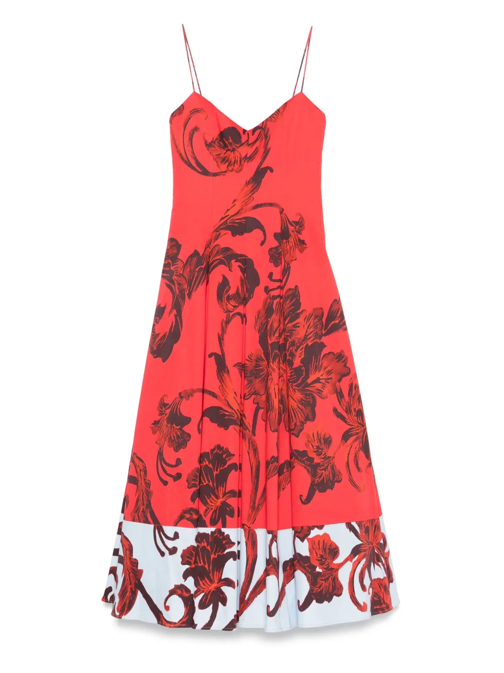 alice + olivia vestido midi Isabelle | rojo | Image 1