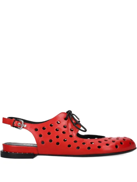 Premiata flats con perforaciones