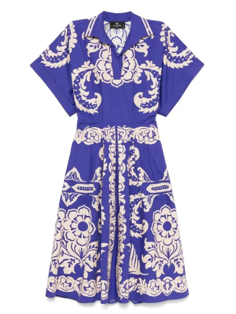 ETRO printed midi dress 