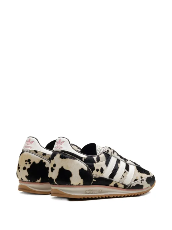 adidas gazelle silver green womens Stevie Leopard Sneakers