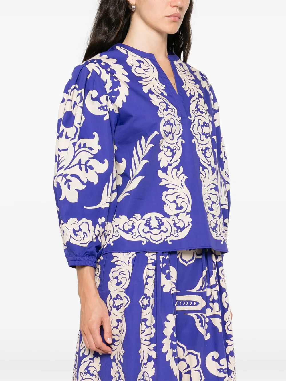 ETRO Shirt met print Blauw