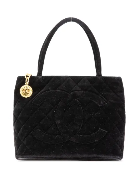 CHANEL Pre-Owned 1997-1999 Velvet Medallion tote bag
