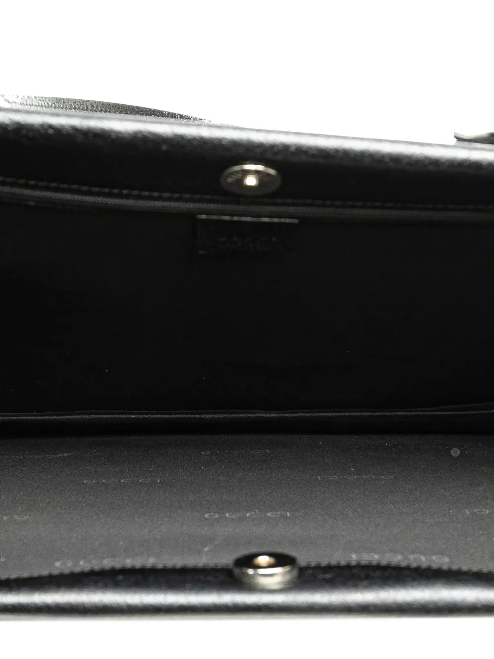 Pre-owned Gucci 2000-2015 Leather Tote Bag In Black