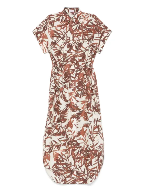 Brunello Cucinelli vestido largo estampado