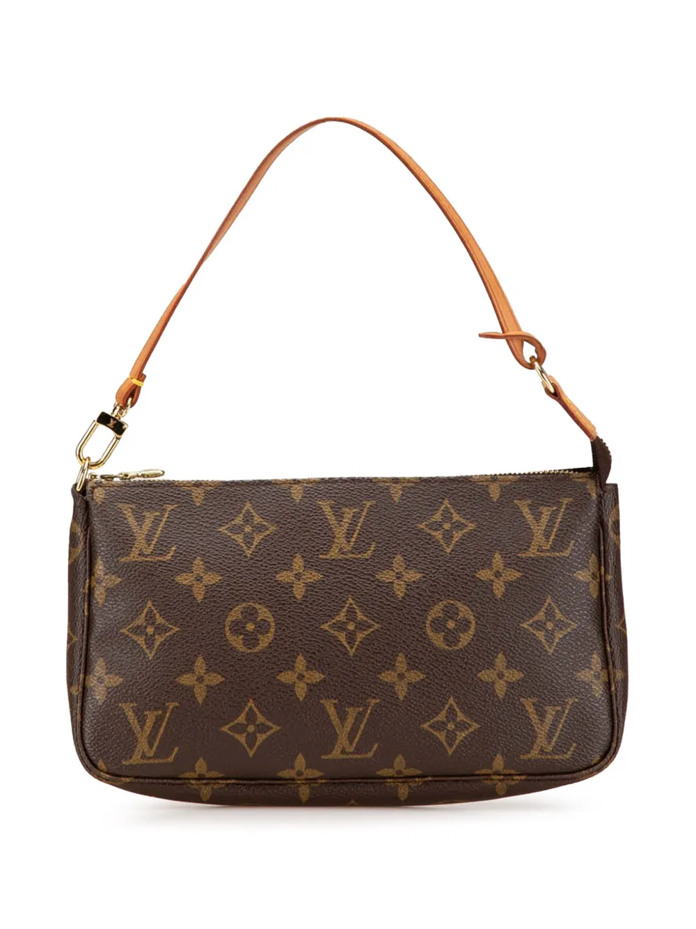 Louis Vuitton Pre-Owned 2001 モノグラム ポシェット アクセソワール ショルダーバッグ - ブラウン Louis Vuitton Pre-Owned 2001 モノグラム ポシェット アクセソワール ショルダーバッグ - ブラウン