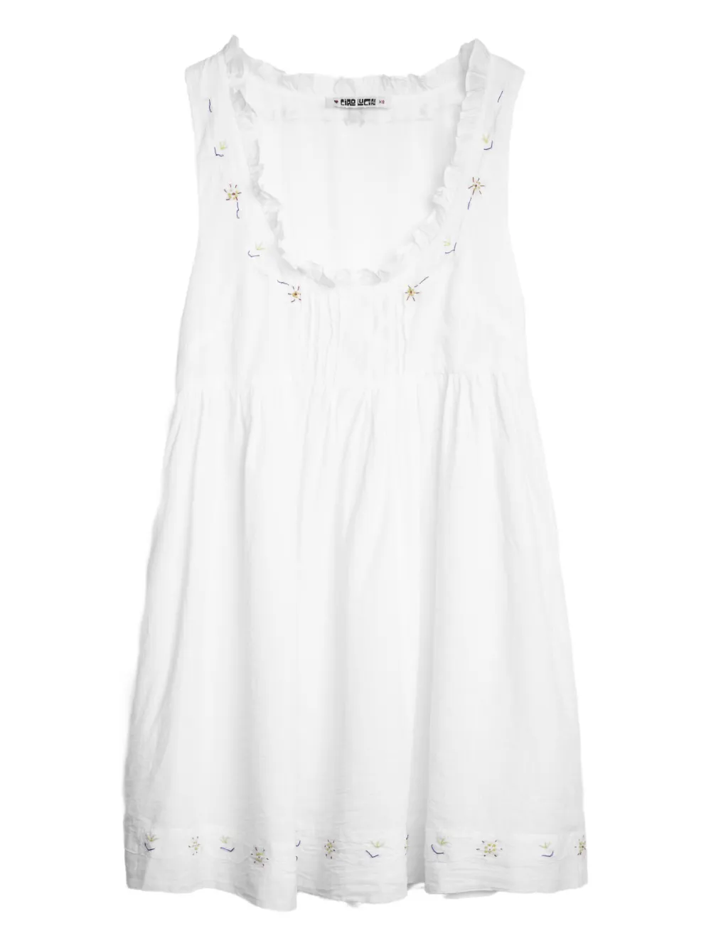 Ciao Lucia Jurk met ruchedetail Wit
