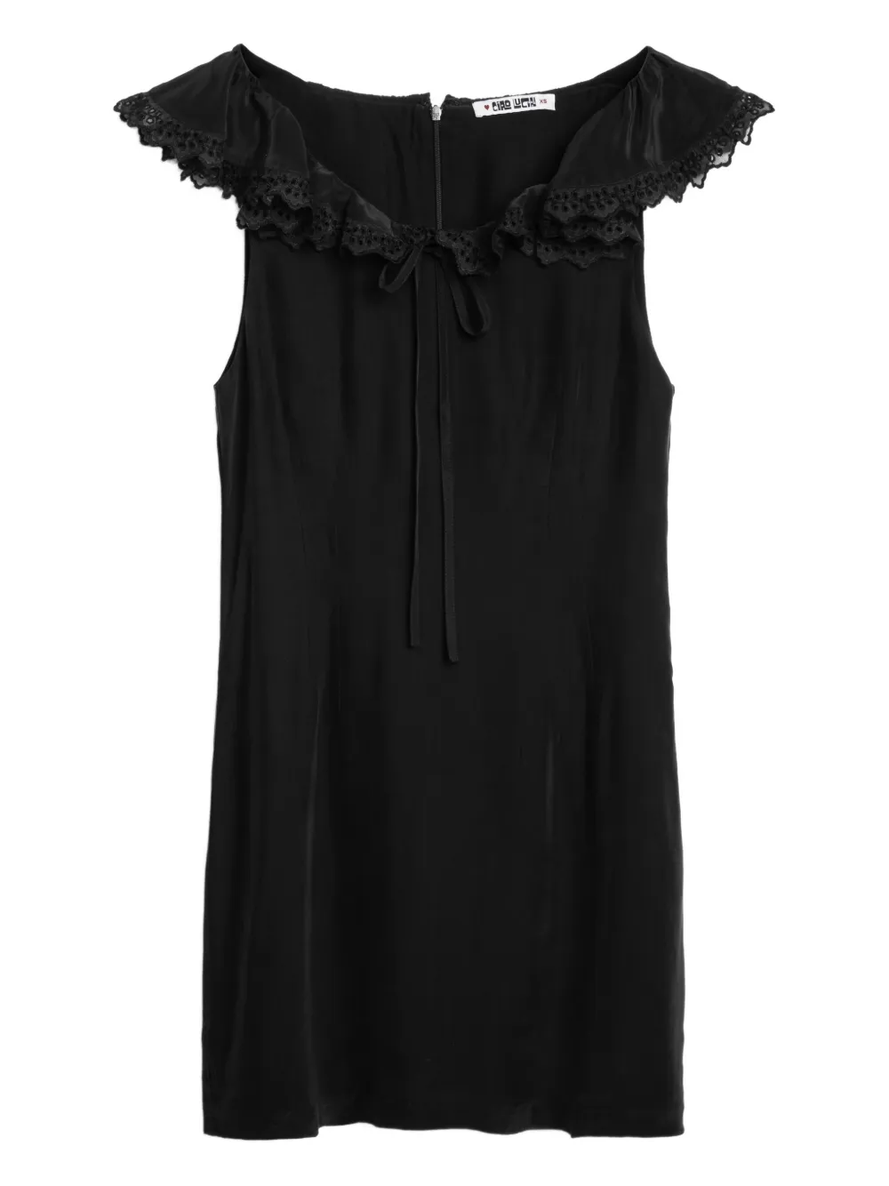 Ciao Lucia  Sophie ruffle-trim minidress | Black | Image 1