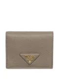 Prada small triangle-logo wallet - Neutrals