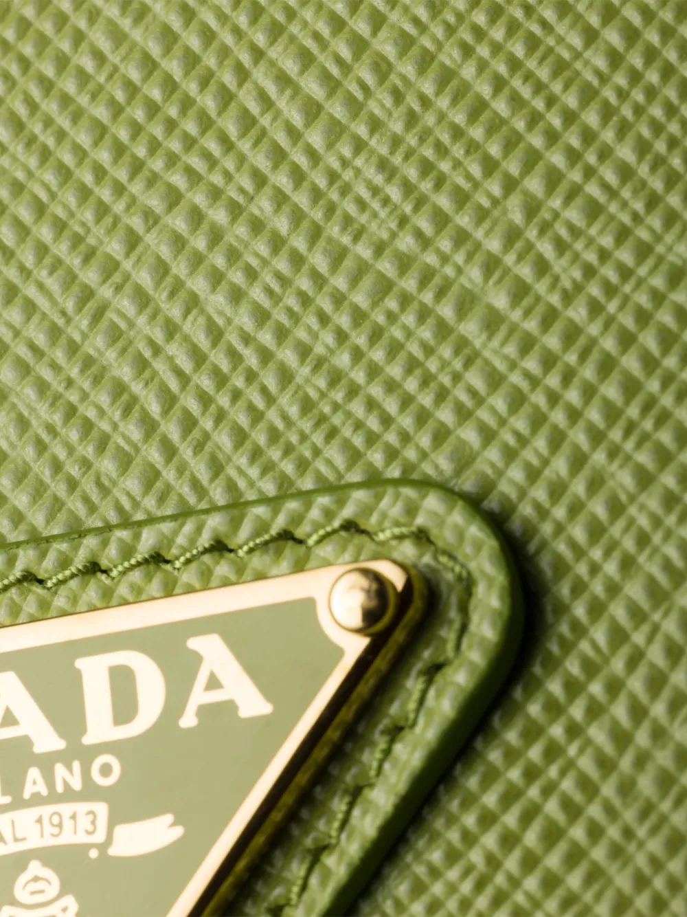 Prada iPhone 16 Pro crossbodytas Groen
