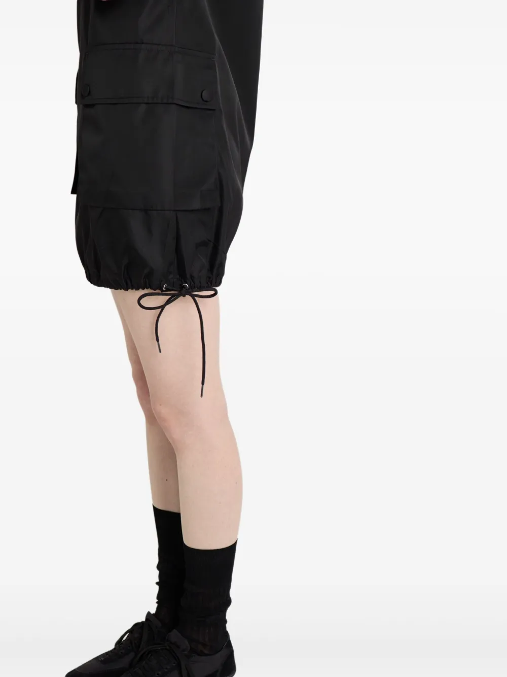 Prada Mouwloze mini-jurk Zwart
