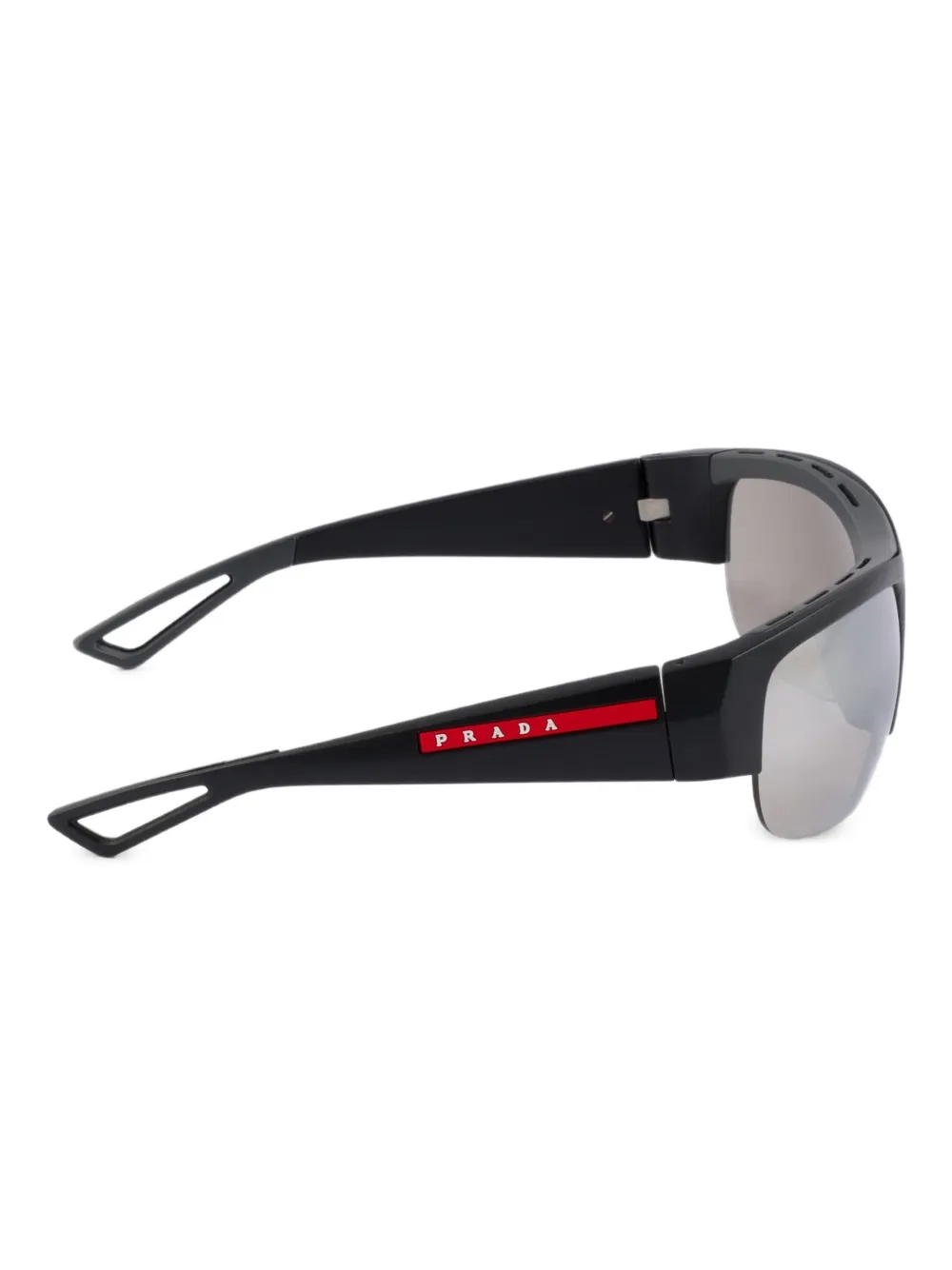 Prada Eyewear Linea Rossa Active zonnebril Zwart