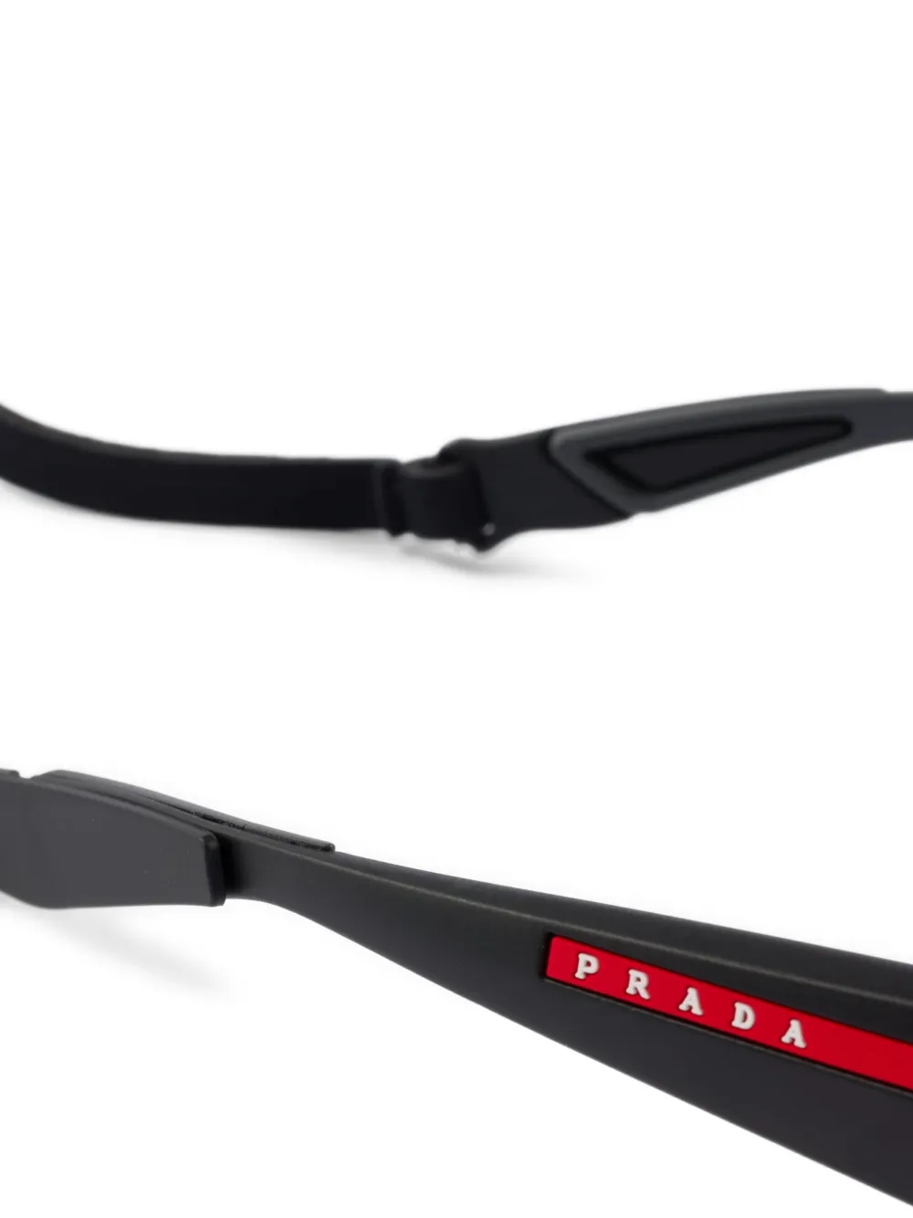 Prada Eyewear Linea Rossa Active zonnebril Zwart