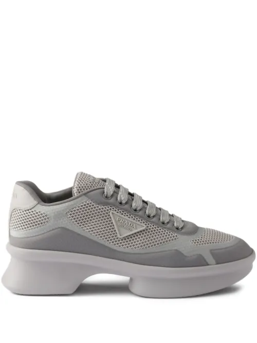 Prada baskets à plateforme - Gris - Prada - Modalova