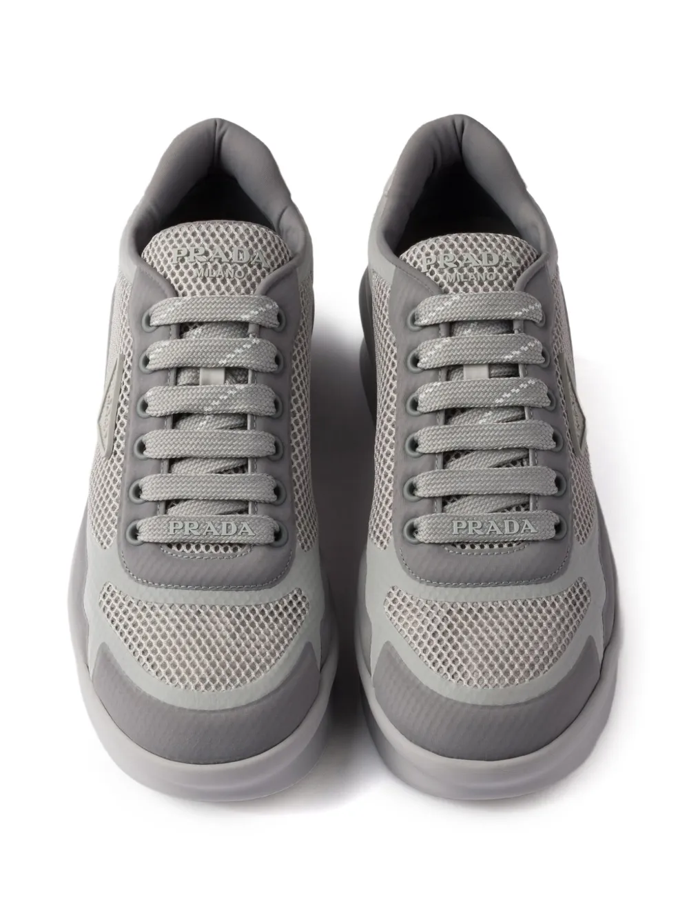 Prada platform sneakers Grey