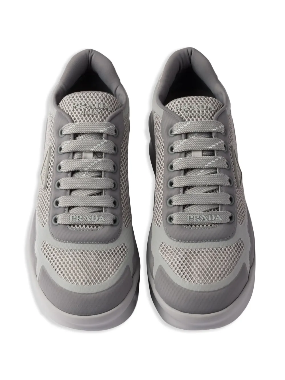 Prada platform sneakers Grey
