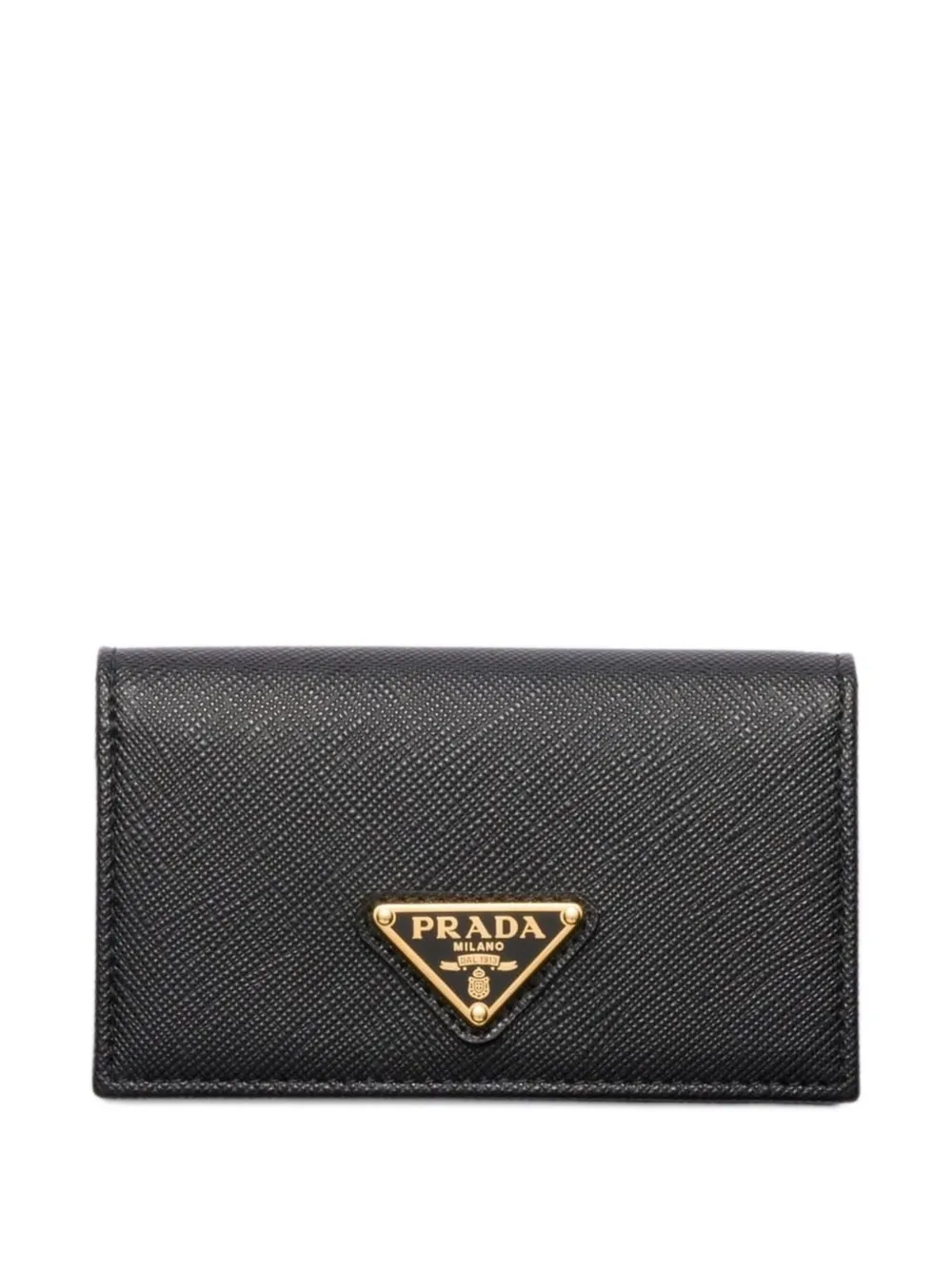 Shop Prada Saffiano Leather Cardholder