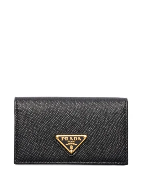 Prada tarjetero de piel Saffiano