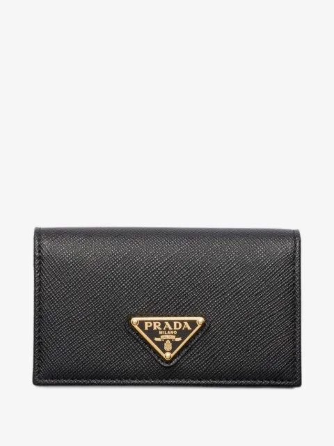 Prada Kartenetui aus Saffiano-Leder