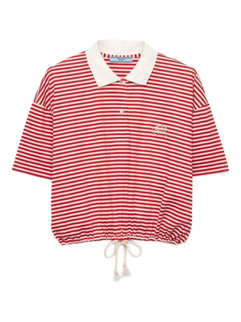Prada striped polo shirt