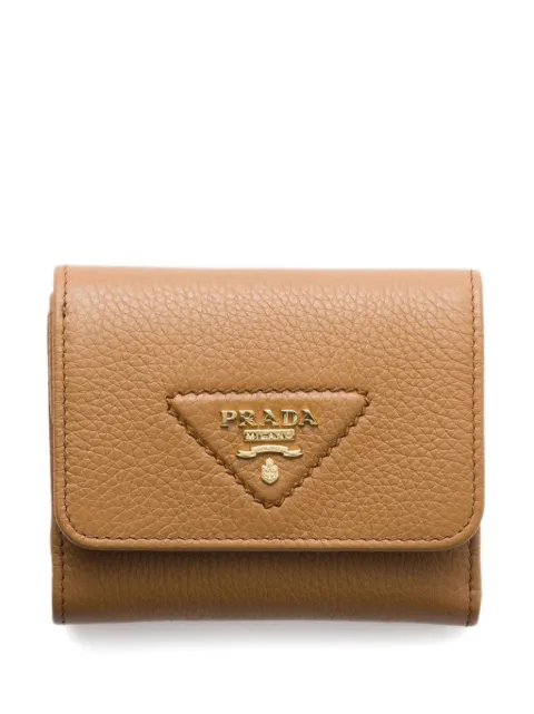 Prada small logo-plaque wallet