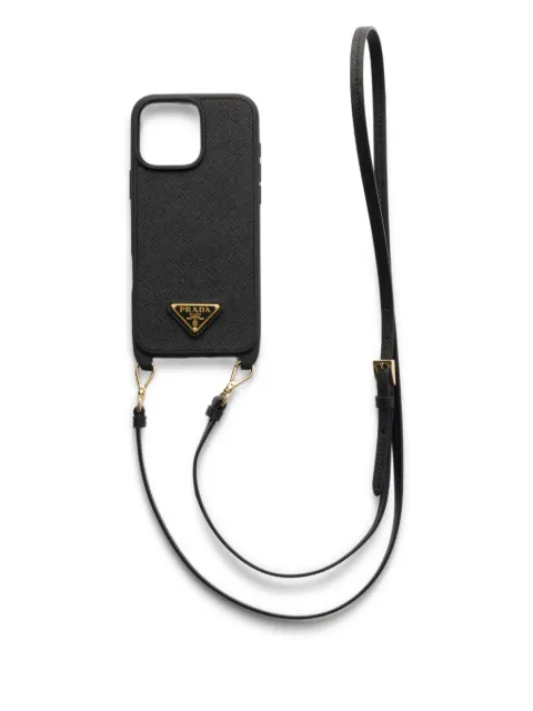Prada textured iPhone 16 Pro Max case