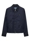 Prada zip-up bomber jacket - Blue