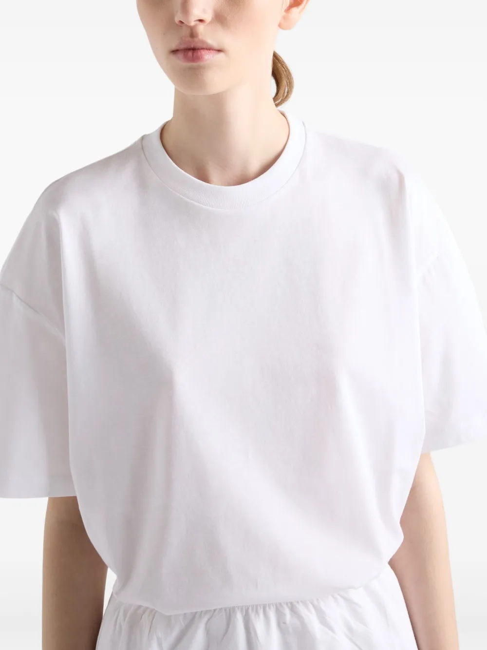 Prada Katoenen T-shirt Wit