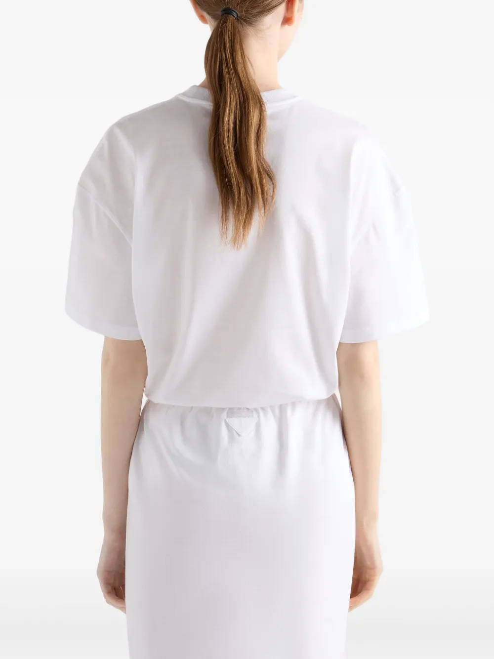 Prada Katoenen T-shirt Wit