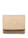 Prada small Saffiano leather wallet - Neutrals