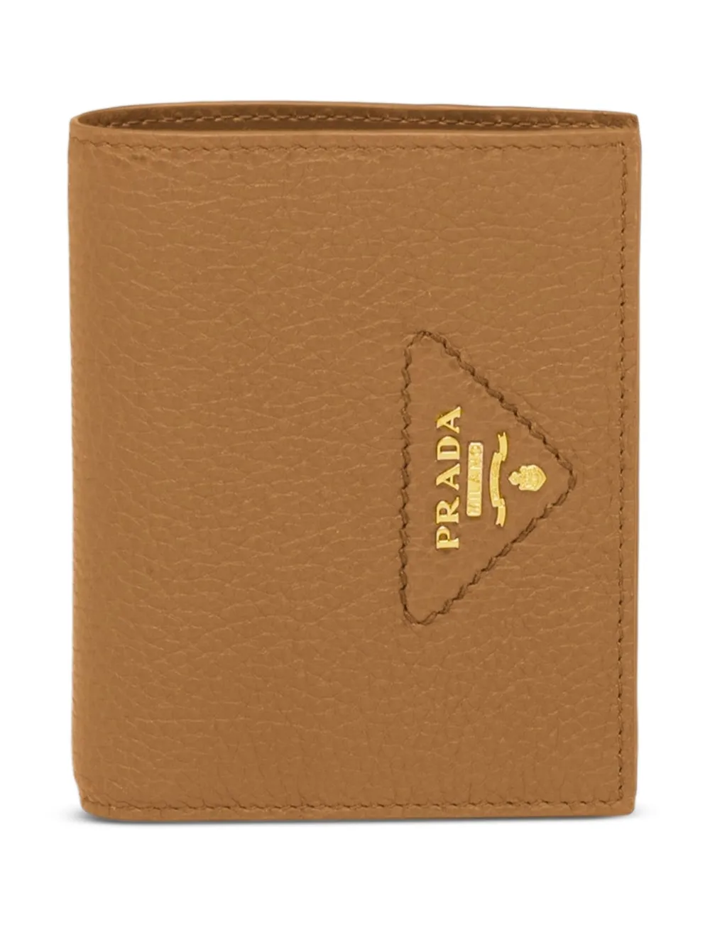 Prada cartera pequeña con logo triangular | marrón | Image 1