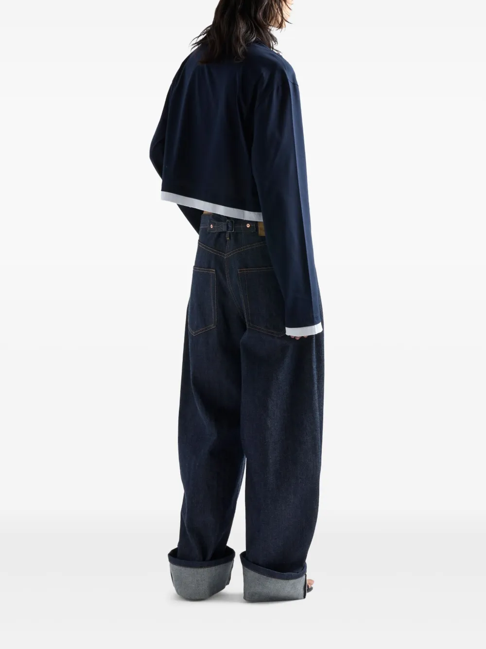 Prada T-shirt met ronde hals Blauw