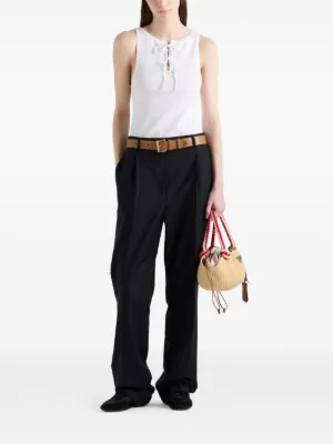 Prada(プラダ)ウィメンズ ノースリーブ&タンクトップ - FARFETCH Prada(プラダ)ウィメンズ ノースリーブ&タンクトップ - FARFETCH