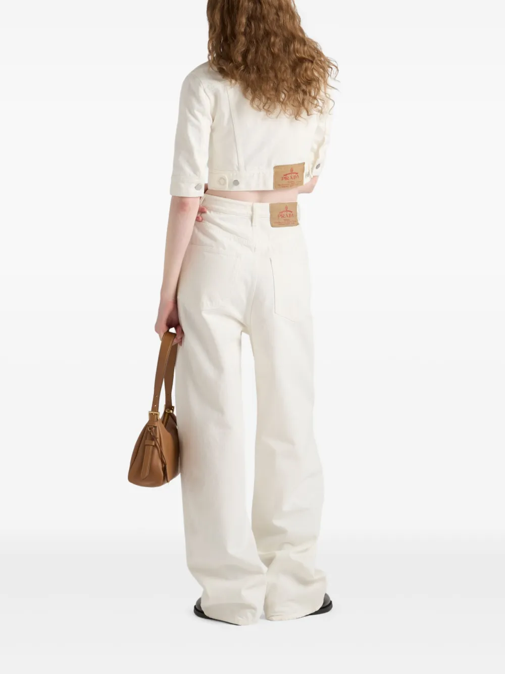 Prada Katoenen jeans Wit