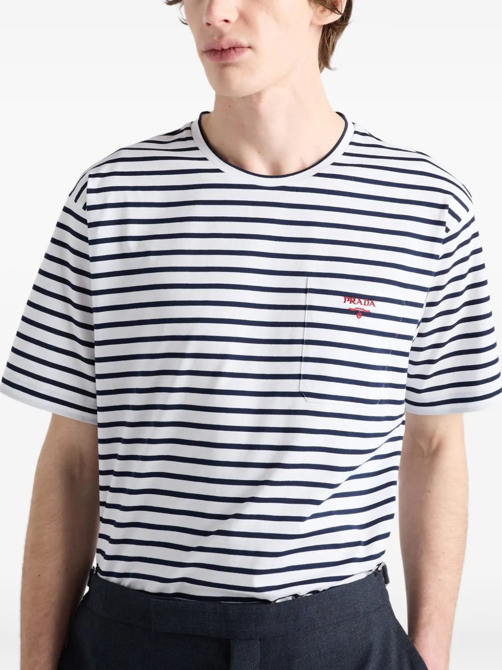 Prada Katoenen T-shirt Wit