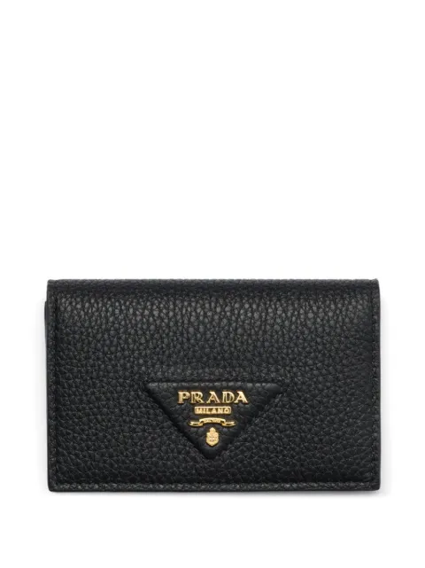 Prada textured leather cardholder