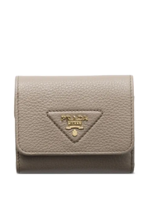 Prada small triangle-logo wallet