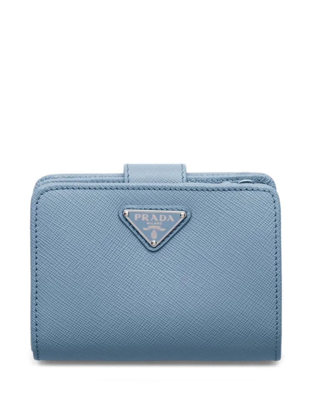 Prada small Saffiano leather wallet - Blauw