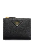 Prada small textured leather wallet - Black