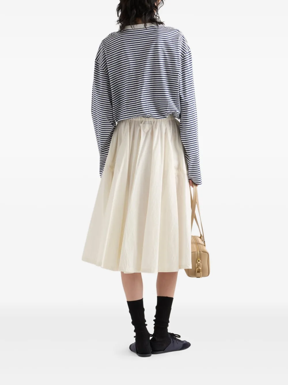 Prada Gestreepte top Blauw